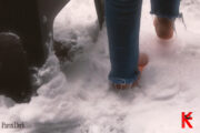karda yürümek
